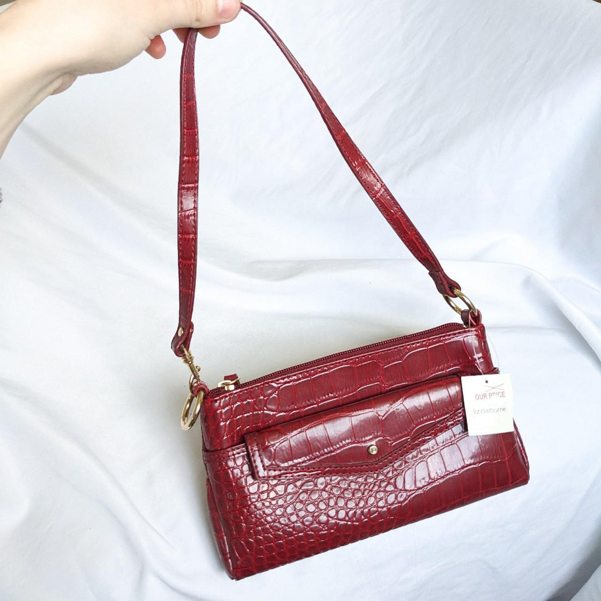 Liz Claiborne Faux Snakeskin Shoulder Bags