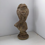 Vintage Female Head Bust Sculpture