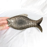 Vintage Silver Fish Trinket Dish