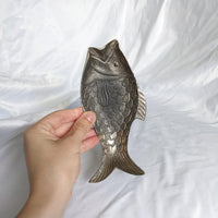 Vintage Silver Fish Trinket Dish