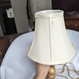 Palm Scroll Vintage Crackle Gold Leaf Style Lamp