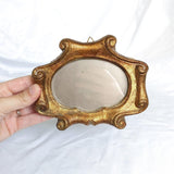 Vintage Italian Gilt Gold Ornate Decorative Hanging Mirror