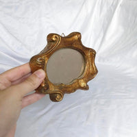 Vintage Italian Gilt Gold Ornate Decorative Hanging Mirror