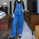 Vintage 90's LUA Denim Straight Leg Baggy Overalls