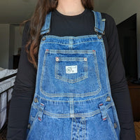 Vintage 90's LUA Denim Straight Leg Baggy Overalls
