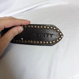 Vintage Italian Leather Studded Belt