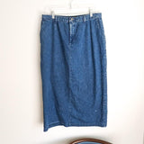 Riveted Lee Vintage Denim Maxi Skirt