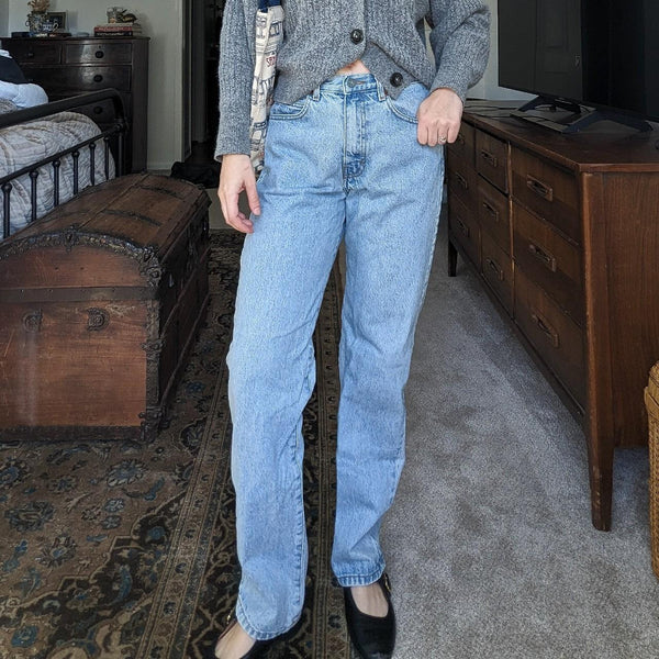 Vintage Calvin Klein High Rise Straight Leg Jeans