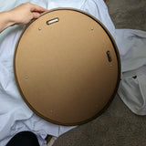 Vintage Gold Tone Floral Ornate Oval Hanging Wall Mirror