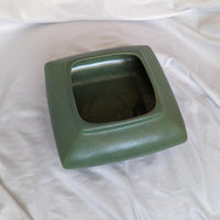 Vintage Haeger Green Ceramic Planter