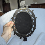 Vintage Oval Gold Tone Ornate Mirror