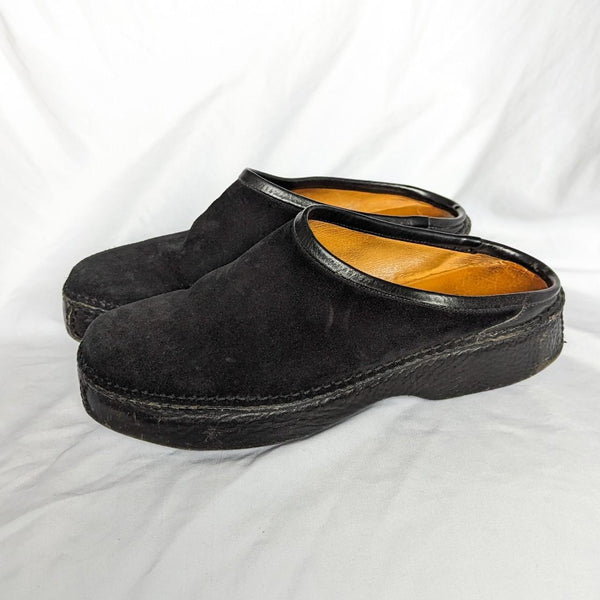 Vintage Cole Haan Country Suede Slip On Mules