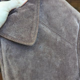 Vintage Relativity Brown Leather Suede Zip Up Jacket