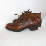 Vintage Aketohn Italian Leather Lace Up Brown Boots