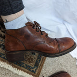 Vintage Aketohn Italian Leather Lace Up Brown Boots