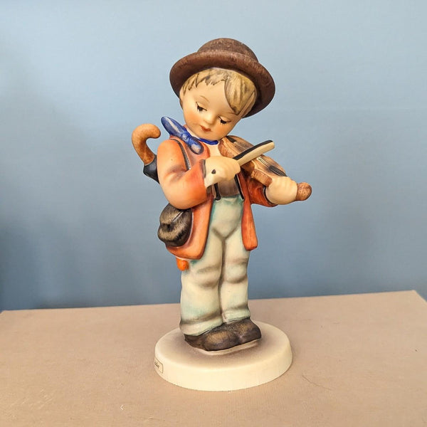 Vintage Goebel Hummel 2/0 #4 "Little Fiddler" (Boy playing Fiddle) Figurine