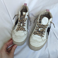 Shu Shop Rina High Top Glitter Cheetah Star Sneaker