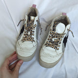 Shu Shop Rina High Top Glitter Cheetah Star Sneaker