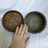 Pair of Matching Vintage Egyptian Copper Planters