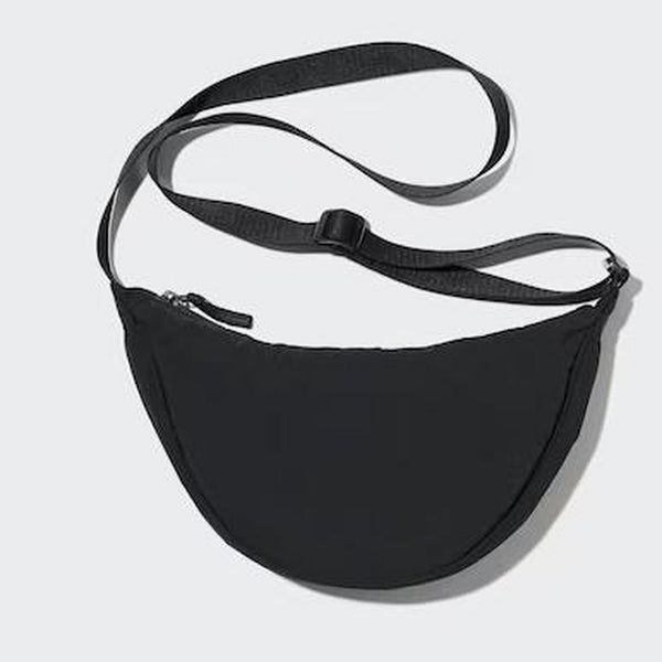 NWT Uniqlo Black Round Mini Shoulder Crossbody Bag