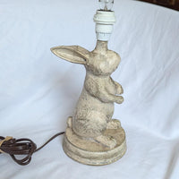 Neutral Bunny Rabbit Decorative Murobello USA Made Lamp