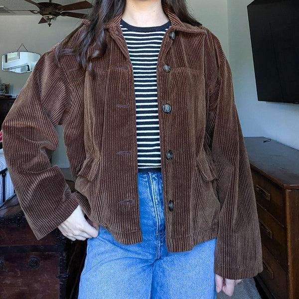 Vintage Faded Glory Brown Corduroy Jacket