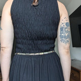 Vintage Y2K Silver Rectangle Chain Link Belt
