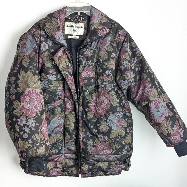 Vintage Lorella Originals Floral Puffer Jacket