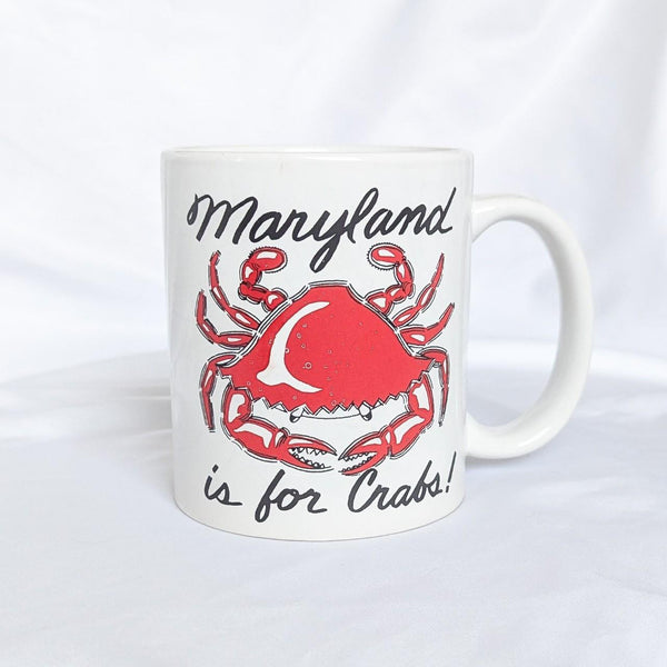 Vintage Maryland Is For Crabs Mug