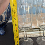 Set of 8 Vintage Wine Glasses