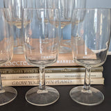 Set of 8 Vintage Wine Glasses