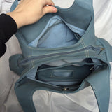 Vintage St.John's Bay Sky Blue Faux Leather Purse