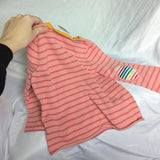 Toddler Girl Hanna Andersson Pink Rainbow Stripe Sweater Long Sleeve Top