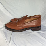 Madewell Brown Leather Vernon Loafers