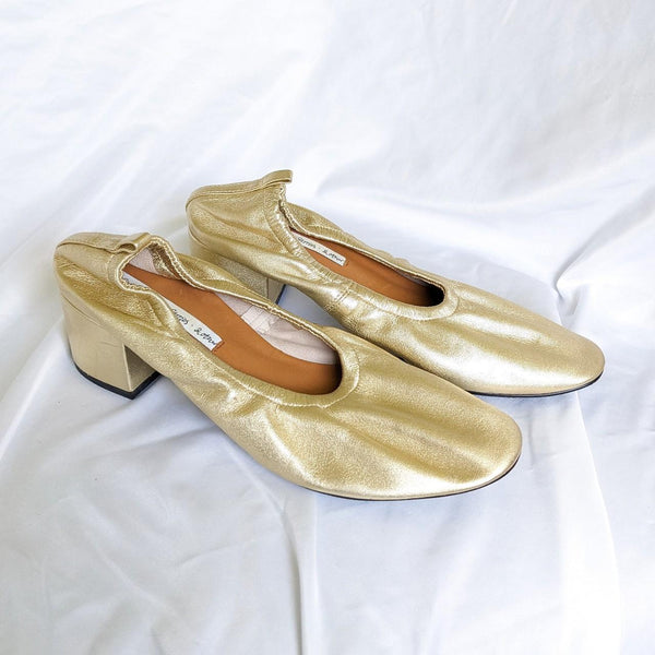 Gold & Other Stories Ballet Block Heels