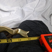 Brass Ribbon Bow Vintage Wall Swag Pediment