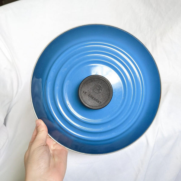 Le Creuset Enamel Replacement Lid Gradient Blue 9.5" Across