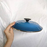 Le Creuset Enamel Replacement Lid Gradient Blue 9.5" Across