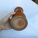 Vintage Carved Wooden Vase