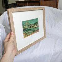 Framed Vintage Cezanne Landscape Art Print