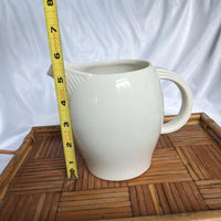 Woods Ivory Ware England White Pitcher