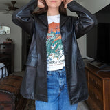 Oakwood Classic Vintage Black Leather Jacket