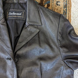 Oakwood Classic Vintage Black Leather Jacket