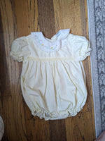 Vintage Nursery Rhyme Yellow Romper