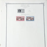 Scott Publications 1940 Vatican City Incomplete Stamp Collection Book Pages