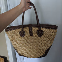 Woven Market Tote Bag