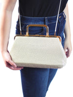 Metal Mesh Purse + Brass Handle