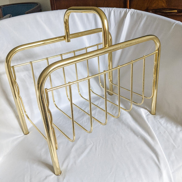 Brass Magazine Rack