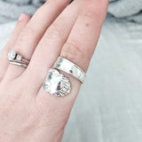 Silver Spoon Adjustable Ring