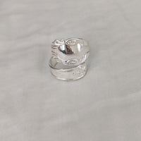 Silver Spoon Adjustable Ring